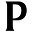 p